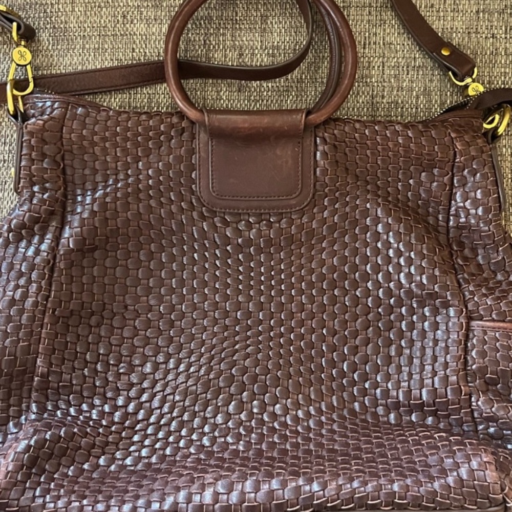 Hobo Sheila Large (Pecan Weave Wave) 💖 - Picture 5 of 9